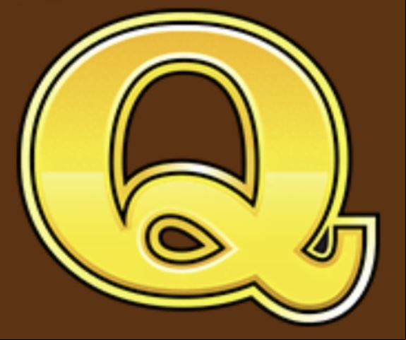 Mega Moolah slot review - Q symbol